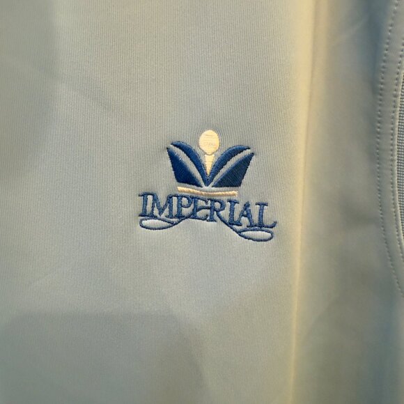 Imperial F&G Tech Men’s 1/4 Zip Golf Vest Blue Performance XXL Casual Comfort - Picture 4 of 13